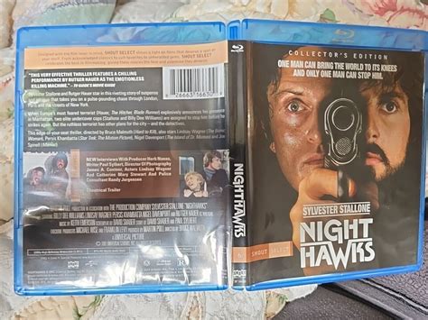 Nighthawks CollectorS Edition Blu Ray Sylvester Stallone Mint