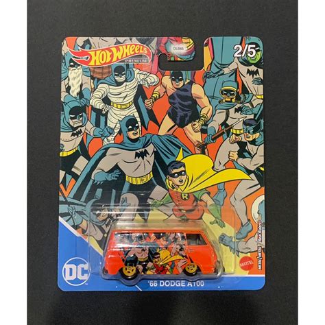 Hot Wheels Pop Culture Batman Premium Card Ford Transit Dodge A Land Rover Defender Mbk Van