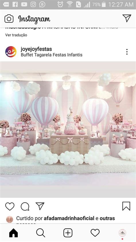 Hot Air Balloon Birthday Siena S Hot Air Balloon St Birthday Party Catch My Party Artofit