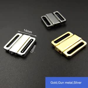 Metal Swimsuit Buckle Bikini Connector Hardware Bra Closure Clasp Accessories Swimwear Clip