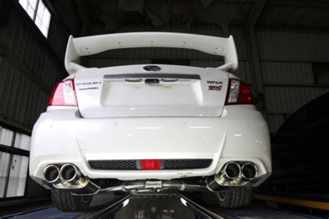 Invidia Q Cat Back Exhaust Stainless Tips Subaru Wrx Sti