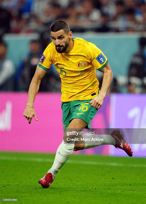 Aziz Behich Of Australia During The Fifa World Cup Qatar 2022 Round