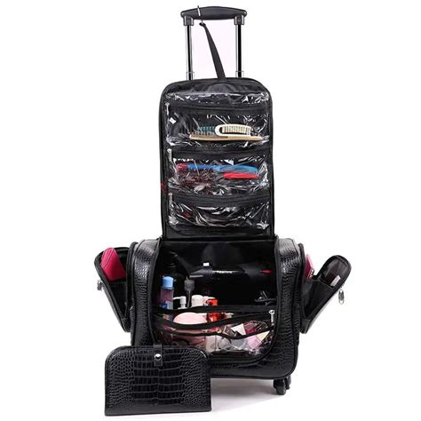 Косметический чехол на колесиках, профессиональный набор инструментов ...