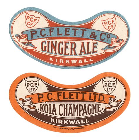 Vintage Packaging Soda Labels