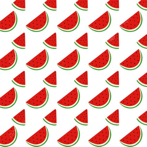 Seamless Watermelons Pattern Illustration Seamless Watermelon