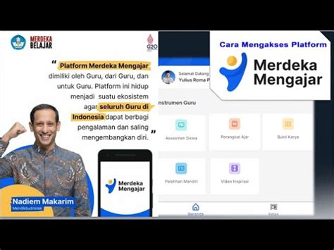 Mengenal Fitur Utama Platform Merdeka Mengajar Youtube