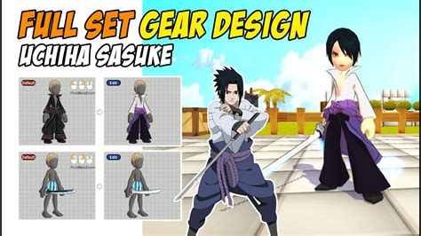 Gear Design Lost Saga Sasuke