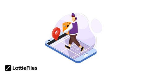Free Deliverycourier Animation By Andrey Kuts Lottiefiles