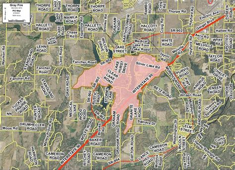 SCFD 3 Medical lake Fire map | | kxly.com