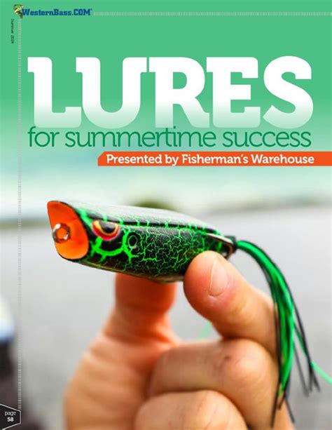 Lures For Summertime Success Presented By Fishermans Warehouse