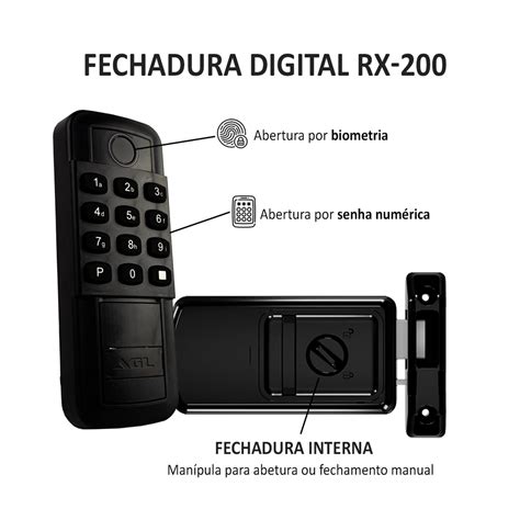 Smart Fechadura Digital Agl Wi Fi Biom Trica Senha Controle Lemanti