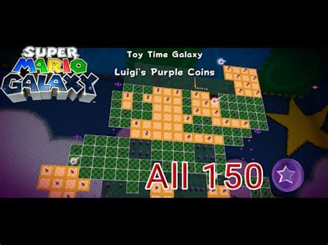 Luigi S Purple Coins Coin Challenge Super Mario Galaxy Youtube