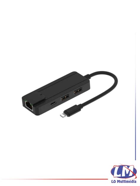 Adaptateur réseau lightning otg - Lo-Multimedia