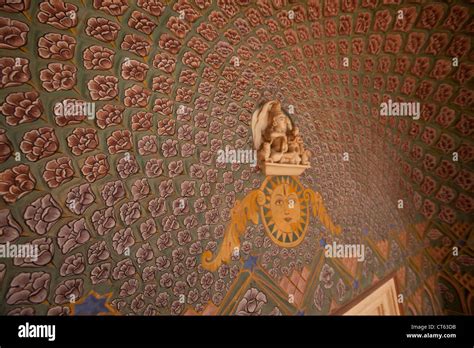 Royal Palace In Jaipur Lotus Gate Stock Photo Alamy