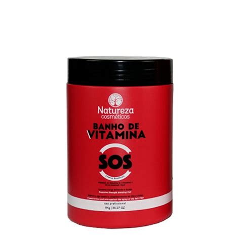 Máscara Banho de Vitamina SOS Natureza Cosméticos 1 Kilo - BRCosméticos