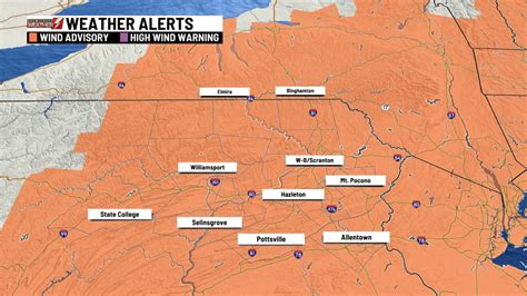 Wind Advisory Issued Across Pennsylvania