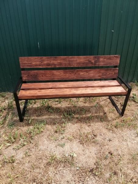 Продам лавочку в стиле лофт, выполнена из профильной трубы 20*40*2 ...