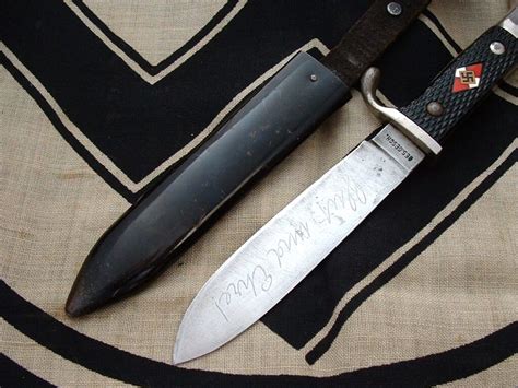 Rare Eagle Pommel Hj Knife By E Pack D983 Meda Militaria