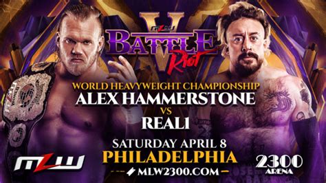 Real1 Vs Alex Hammerstone For MLW World Title Announced For April 8