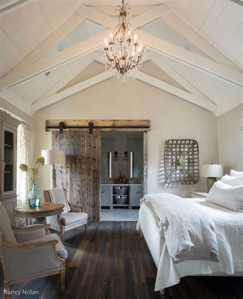 Southern Living Farmhouse Style Master Bedroom Rustic Farmhouse