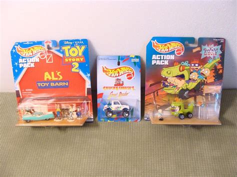 Lot Of Hot Wheels Toy Story Rugrats Movie Acton Pack Chuck E Cheese Roader