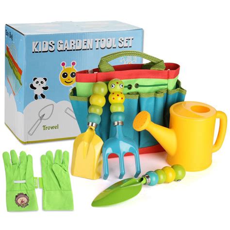 Image Green Kids Garden Tools Set6 Pcs Garden Tools Including Watering