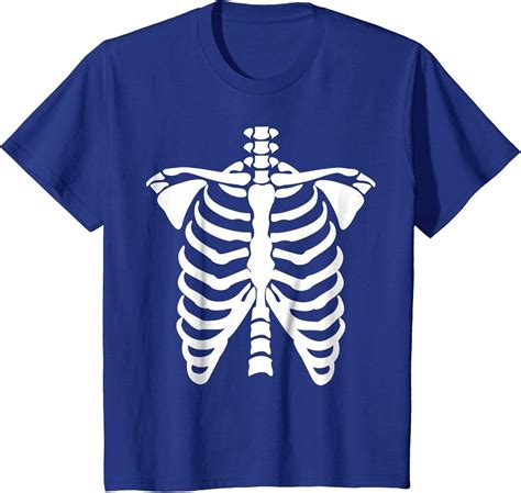 Rib Cage Tshirt Skeleton Anatomy Human Clothes Skeletal System Cross