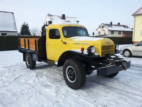 1955 Dodge Power Wagon Pick Up Truck Classic Dodge Power Wagon 1955