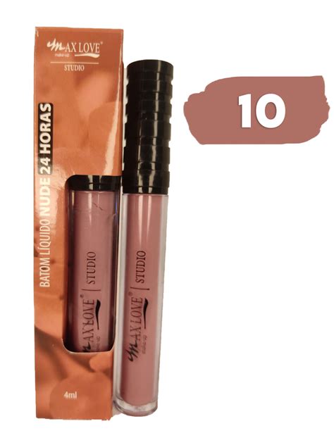 Batom Liquido Nude Horas Max Love IDM Distribuições Maquiagens cosméticos em