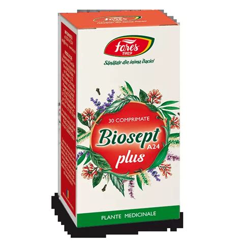 Raceala Si Gripa Biosept Plus A24 30 Comprimate Fares P38