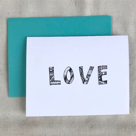 Love Greeting Cards - Set of 4