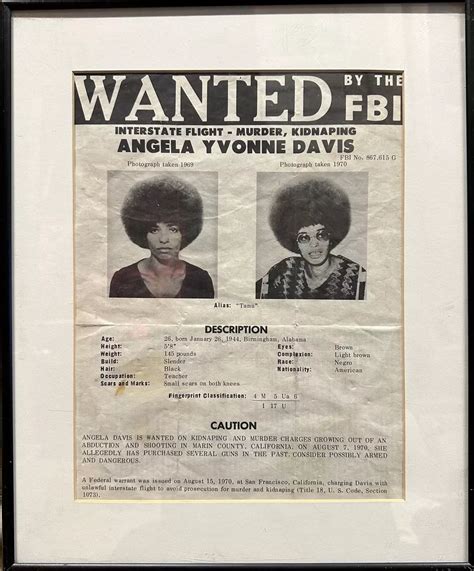 Angela Davis Wanted