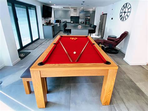 Signature Chester Oak Pool Dining Table 6ft 7ft Free Delivery