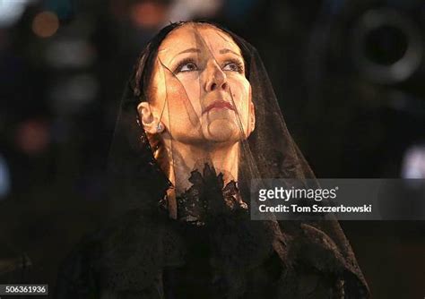 Celine Dion Husband Funeral Photos and Premium High Res Pictures ...