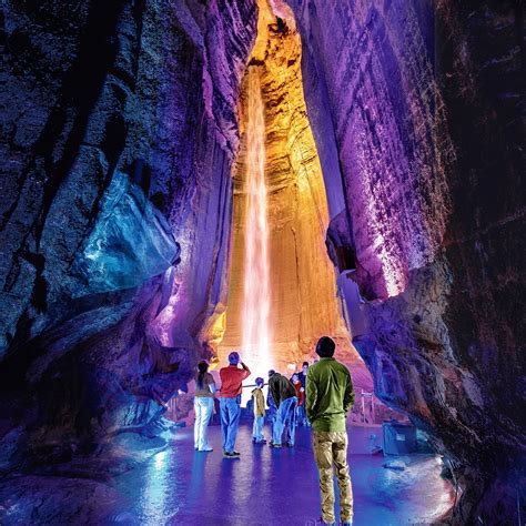 Deep within Lookout Mountain lies Ruby Falls Cave! Home to the tallest