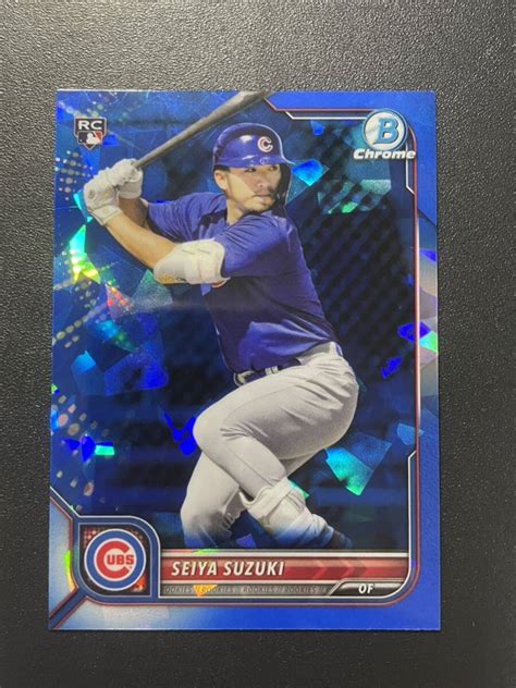 Yahooオークション 鈴木誠也 2022 Bowman Chrome Sapphire ルーキー