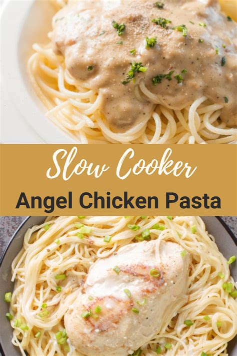 Slow Cooker Angel Chicken Pasta Crockpot