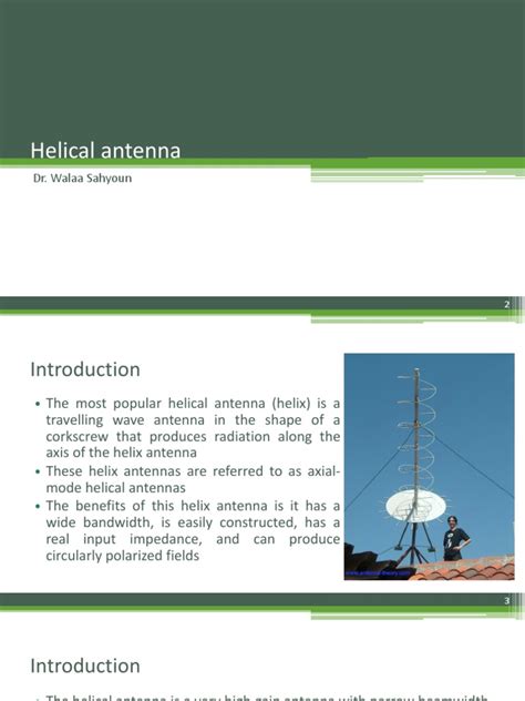 Helical Antenna PDF | PDF | Antenna (Radio) | Information And Communications Technology