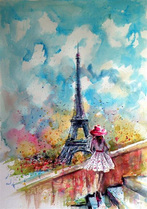 Cityscape Watercolor Painting At PaintingValley Explore