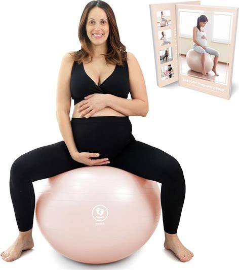 Babygo Birthing Ball Pregnancy Yoga Labor Exercise Ball Book Set