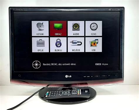 Monitor Z Tunerem Tv Lg M D Pilot Oficjalne