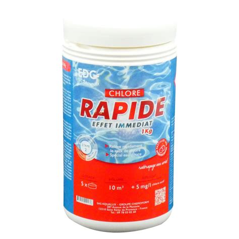 Chlore Rapide Pastilles De Gr Edg By Aqualux