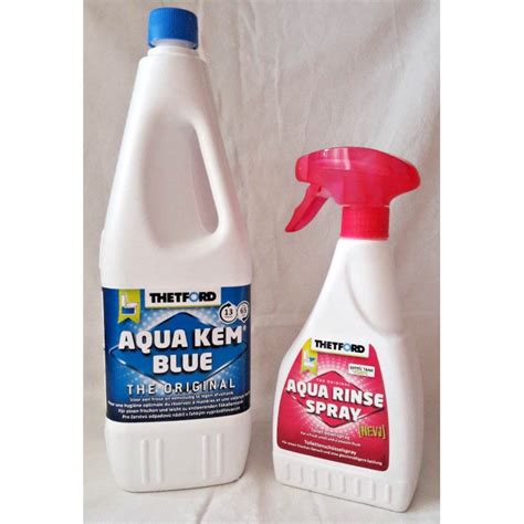 Thetford Aqua Kem Blue 2 L Rinse Spray Aqua Soft Papier 3er Set C