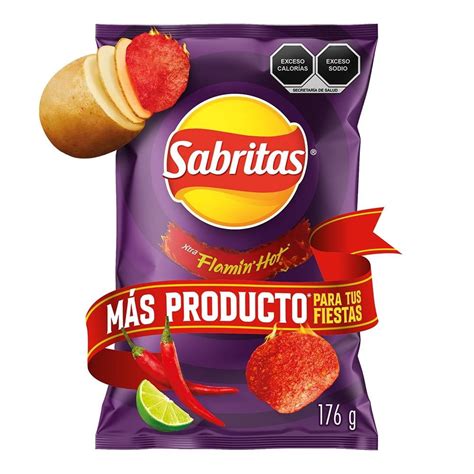 Papas fritas Sabritas xtra Flamin Hot 176 g Walmart en línea