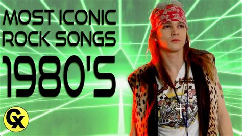 Most Iconic Rock Songs 1980s Youtube