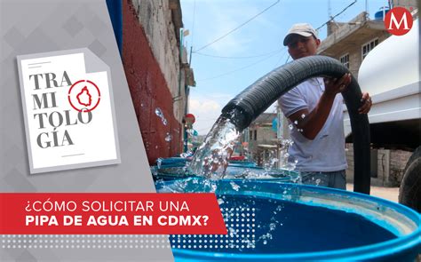 Cómo pedir una pipa de agua en CdMx de manera gratutita Grupo Milenio