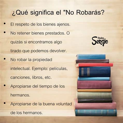 Padre Sergio - No solo robamos cuando tomamos algo que no...