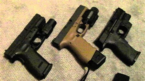 Glock Vs Springfield Xd Vs Smith And Wesson Mandp Youtube