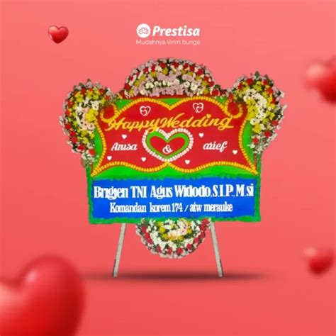 Karangan Bunga Papan Wedding Cikarang Kbm Prestisa