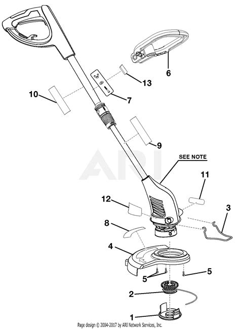 Homelite String Trimmer Parts Diagram